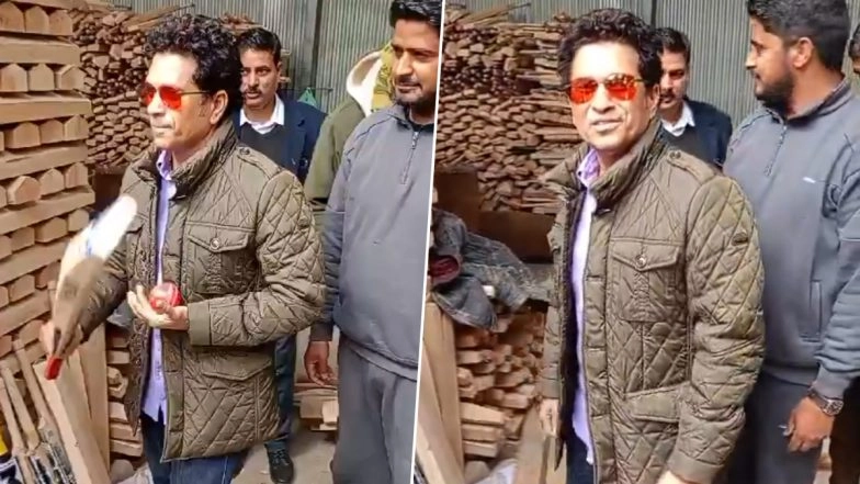 Sachin Tendulkar’s Kashmir Visit To Boost Local Crafts, Bat Industry