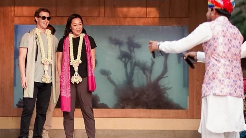 മൂന്ന് ദിവസത്തെ വിവാഹപൂർവ ആഘോഷങ്ങൾക്കായി ഫേസ്ബുക്ക് സിഇഒ മാർക്ക് സുക്കർബർഗ് ജാംനഗറിലെത്തി