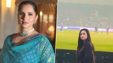 Sana Javed, Wife of Shoaib Malik Falls Prey to ‘Sania Mirza’ Chants by the Crowd During PSL Match (Watch Video)