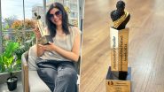 Sushmita Sen THANKS Aarya 3 Cast and Her Fans As She Poses With Her Dadasaheb Phalke Award, Says ‘You Guys Are My Lifetime’ (View Pics)