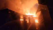 Fire in Jammu and Kashmir: One Dead After Blaze Erupts in Srinagar's Jamalata (Watch Video)