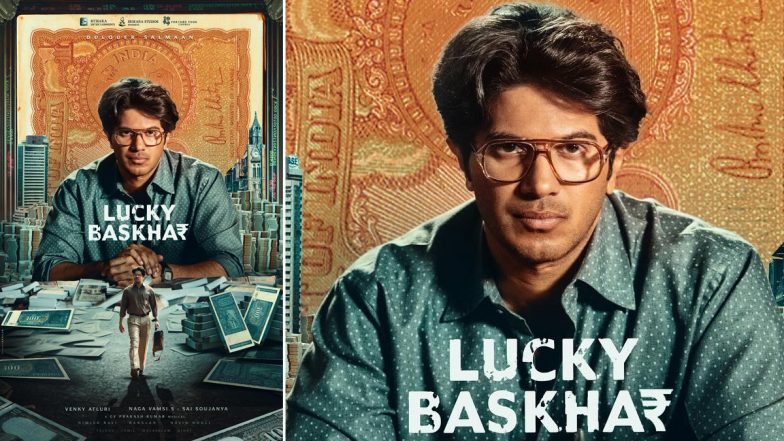 Lucky Baskhar: Dulquer Salmaan Unveils Intriguing FIRST Look Poster of His Next With Venky Aturi As He Completes 12 Years in Industry (View Pic)