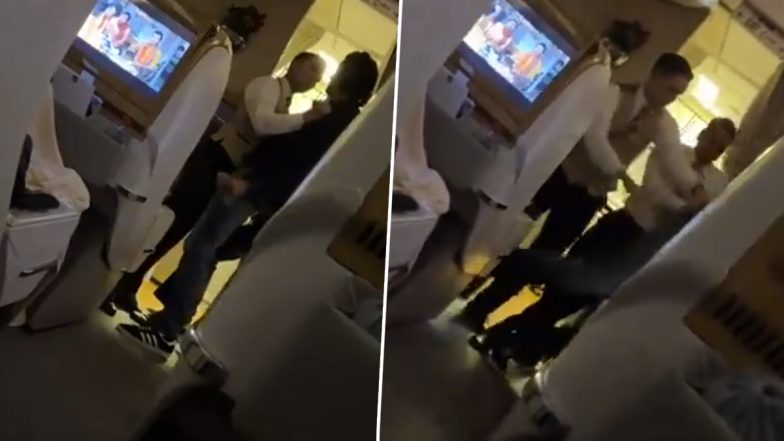 Air Crew Restrain Allegedly Drunk, Unruly Passenger With Cable Ties on Emirates Flight; Video Goes Viral