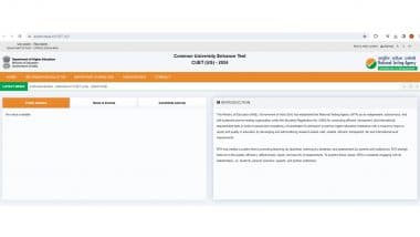 CUET-UG Exam 2024: Application Process for Common University Entrance Test-UG Begins Today, Exams To Be Conducted in Hybrid Mode; Check Other Details