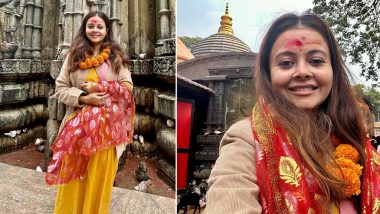 Devoleena Bhattacharjee Seeks Blessings at Kamakhya Temple in Assam (View Pics)