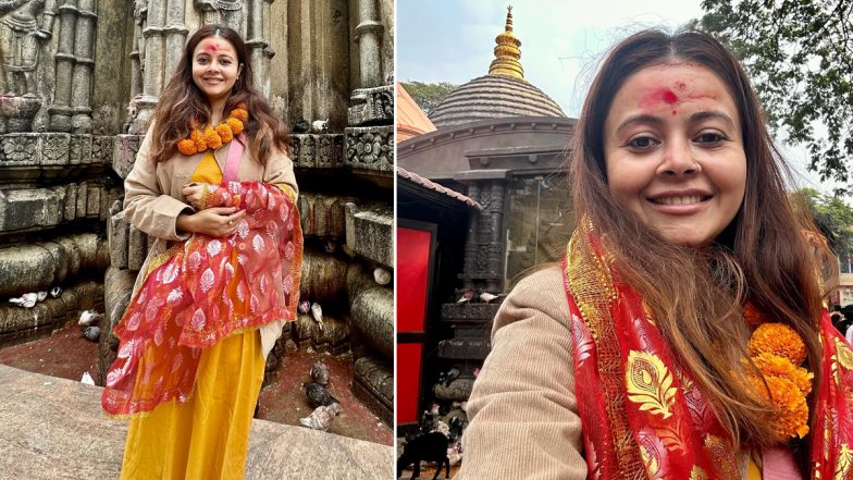 Devoleena Bhattacharjee Seeks Blessings at Kamakhya Temple in Assam (View Pics) - Vimarsana News