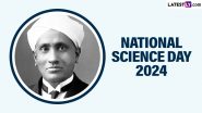 National Science Day 2024: Everything You Must Know About the Indian Physicist Sir CV Raman