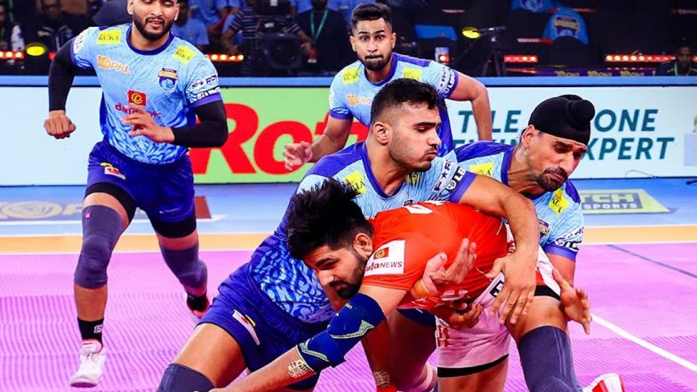 PKL 2023–24: Parteek Dahiya Helps Gujarat Giants Inch Closer to Playoff Spot With Win Over Bengal Warriors