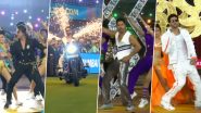 WPL 2024 Opening Ceremony: Shah Rukh Khan Dances to ‘Jhoome Jo Pathaan’; Shahid Kapoor, Varun Dhawan, Kartik Aaryan Perform at the Event (Watch Videos)