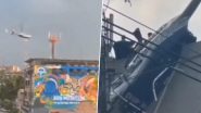 Helicopter Crash in Colombia: Chopper Crashes Into Building Moments After Taking Off in Medellin, No Casualties (Watch Video)