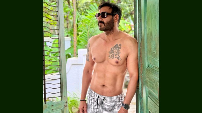 Ajay Devgn Is the ‘Hottest’ Singham As He Goes SHIRTLESS To Reveal His Sexy Toned Body in Latest Insta Post (View Pic)