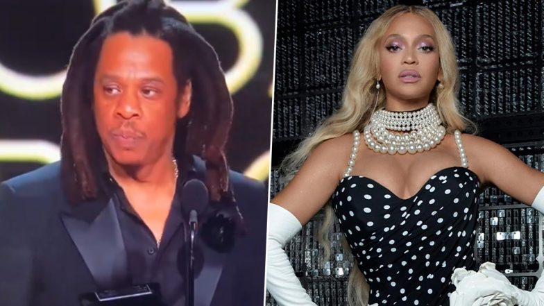 Jay Z Shades Grammys for Beyonce Album of the Year Snub During Acceptance Speech, Says 'That Doesn't Work' (Watch Video)