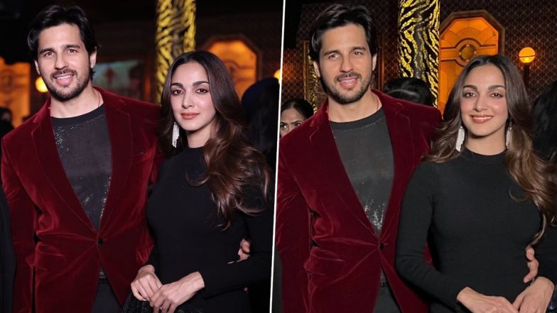 Sidharth Malhotra and Kiara Advani Exude Couple Goals As They Twin in Black, Duo Attend an Event in Delhi (View Pics)