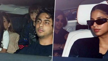 Anant Ambani-Radhika Merchant Pre-Wedding Festivities: Shah Rukh Khan and Family Reach Jamnagar To Grace Couple’s Marriage Celebrations (View Pics)