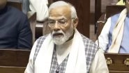&lsquo;Nehru Was Against Reservation&rsquo;: PM Narendra Modi Cites India&rsquo;s First Prime Minister Jawaharlal Nehru&rsquo;s Letter to Then CMs, Takes &lsquo;Start-Up&rsquo; Dig at Congress' &lsquo;Yuvraj&rsquo; in Lok Sabha (Watch Video)