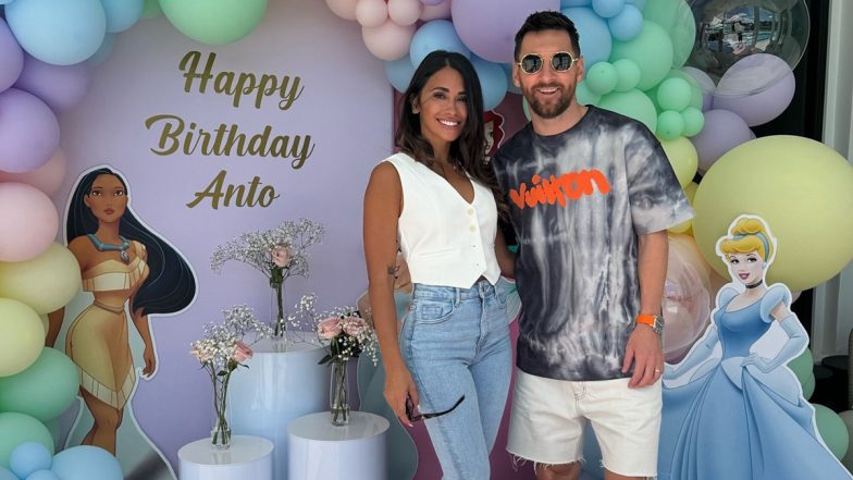 'Te Amo' Lionel Messi Pens Down Adorable Post On Instagram Wishing Wife Antonella Roccuzzo Happy Birthday (See Pic)