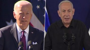 US President Joe Biden Frustrated With Israel PM Benjamin Netanyahu Over Intense Operations in Gaza, Says Report