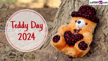 Happy Teddy Day 2024 Wishes & Teddy Bear Photos: WhatsApp Messages, Cute Teddy Day Images and HD Wallpapers To Share With Your Loved One