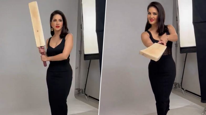 Sunny Leone Congratulates Virat Kohli, Anushka Sharma in Cricket Style After Couple Announces Arrival of Their Baby Boy Akaay Kohli (Watch Video)