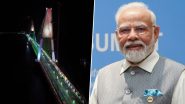 Sudarshan Setu Inauguration: PM Narendra Modi Set To Inaugurate Okha-Beyt Dwarka Signature Bridge on February 25, Know Everything About India's Longest Cable-Stayed Bridge (See Pics and Video)