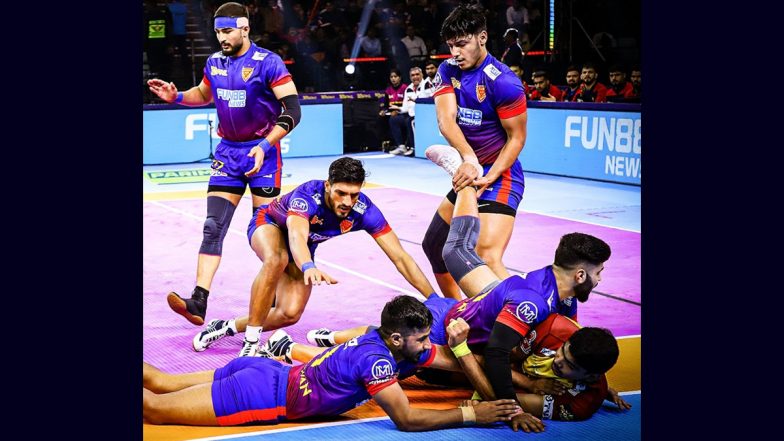 PKL 2023–24: Captain Ashu Malik’s Heroics Guide Dabang Delhi to 44–33 Win Over Telugu Titans at Home