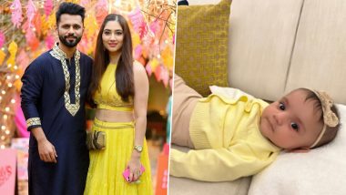Rahul Vaidya-Disha Parmar Share Adorable Post for Their 'Blessing’ Navya As She Turns Five-Month-Old (View Pics)