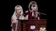 Taylor Swift and Sabrina Carpenter Surprise Fans With Their Duet on ‘White Horse’ and ‘Coney Island’ at Eras Tour in Sydney (Watch Video)