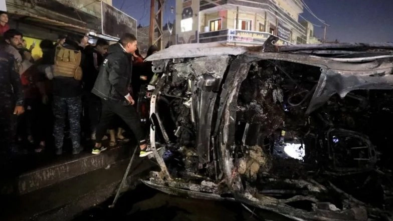 US Drone Strike Kills Iran-Backed Militia Kata'ib Hezbollah Leader Abu Bakr Al-Saadi in Baghdad, Says CENTCOM (See Pic and Video)