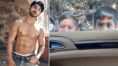 Salman Yusuff Khan Interacts With Street Kids Touching His Car; Choreographer Says ‘It Reminded Me of My Childhood Dreams’ (Watch Video)