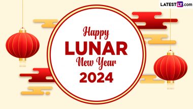 Lunar New Year 2024 Wishes & GIF Greetings: Year of the Dragon WhatsApp Stickers, Images, HD Wallpapers and SMS for Chinese New Year