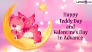 Teddy Day 2024 Images & HD Wallpapers For Free Download Online: Celebrate Fourth Day of Valentine&rsquo;s Week With Cute Wishes, Greetings, Quotes and Messages