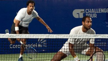 Bengaluru Open 2024: Saketh Myneni-Ramkumar Ramanathan Clinches Doubles Title After Sumit Nagal Crashes Out in Semifinal