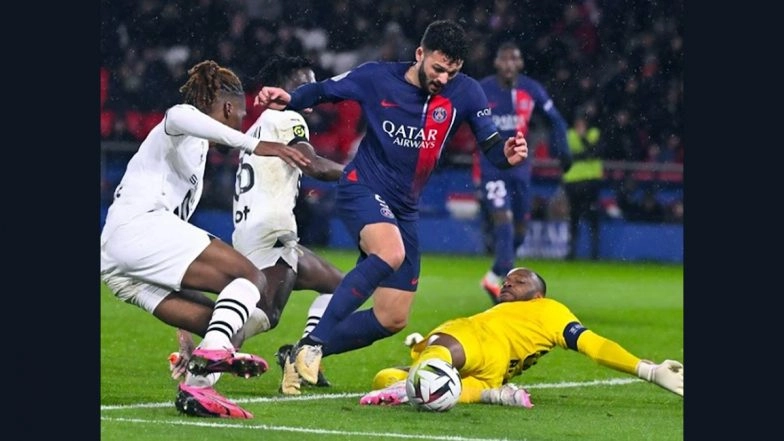 Ligue 1 2023–24: Goncalo Ramos Replaces Kylian Mbappe To Score Late Equaliser As PSG Play Out 1–1 Draw Against Stade Rennais
