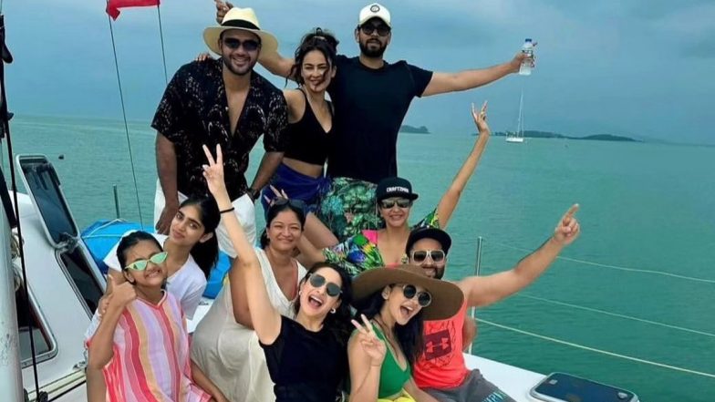 Ahead of Wedding, Rakul Preet Singh and Jackky Bhagnani’s Picture from Their Fun-Filled Bachelor Trip in Thailand Goes Viral (View Pic)