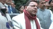 &lsquo;Law Will Take Its Own Course&rsquo;: Uttarakhand CM Pushkar Singh Dhami Arrives in Haldwani Amid Large Scale Violence (Watch Video)
