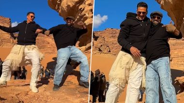 Bade Miyan Chote Miyan: Akshay Kumar’s Energetic Dance To 'Uncha Lamba Kad' During Film’s Jordan Shooting, Katrina Kaif Reacts (Watch Video)