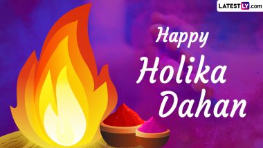 Holika Dahan 2024 Wishes & Choti Holi Greetings: WhatsApp Messages, Images, HD Wallpapers and SMS To Share With Your Loved Ones on Chhoti Holi
