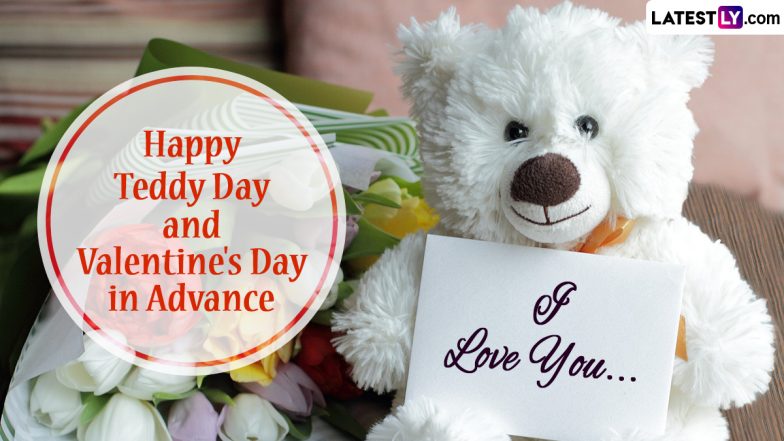 Happy teddy day store in advance