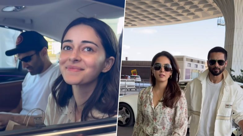 Jackky Bhagnani and Rakul Preet Singh Wedding: Ananya Panday-Aditya Roy Kapur and Shahid Kapoor-Mira Kapoor Arrive in Goa To Mark Their Presence at Couple’s Special Day (Watch Video)