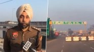 Haryana: BSF, RAF Personnel Deployed As Shambhu Border Sealed Ahead of Farmers' Protest (Watch Videos)