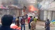 Fire in Bengaluru Video: Blaze Erupts at Godown in Kengeri's Hoysala Circle, No Casualties Reported