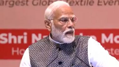 Bharat Tex 2024: ‘We Will Transform India Into a Global Export Hub’, Says PM Narendra Modi (Watch Videos)