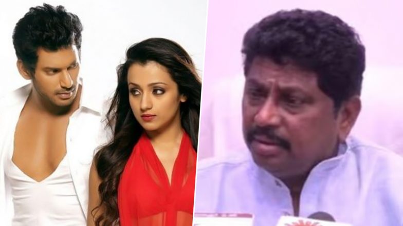 Vishal Slams Former AIADMK Leader AV Raju for His ‘Disgusting’ Comment on Trisha Krishnan, Says ‘Hope You Rot in Hell’