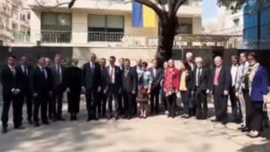 Ukraine Embassy in India, European Union Delegation Observe Minute of Silence To Mark Second Anniversary of Russia’s War