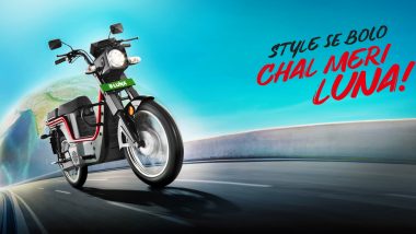 Kinetic E-Luna Launched in India: Know Price, Specifications, Features and Design of Newly Launched Electric Moped by Kinetic Green