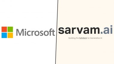Microsoft Partnership: Indian GenAI Startup Sarvam AI Announces Its Collaboration With Microsoft To Make Its Indic Voice LLM Available on Azure