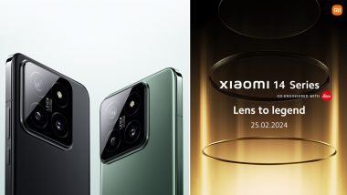 Xiaomi 14, Xiaomi 14 Pro Launch Confirmed on February 25; Know What To Expect From Upcoming Xiaomi 14 Series, Check Specifications and Features