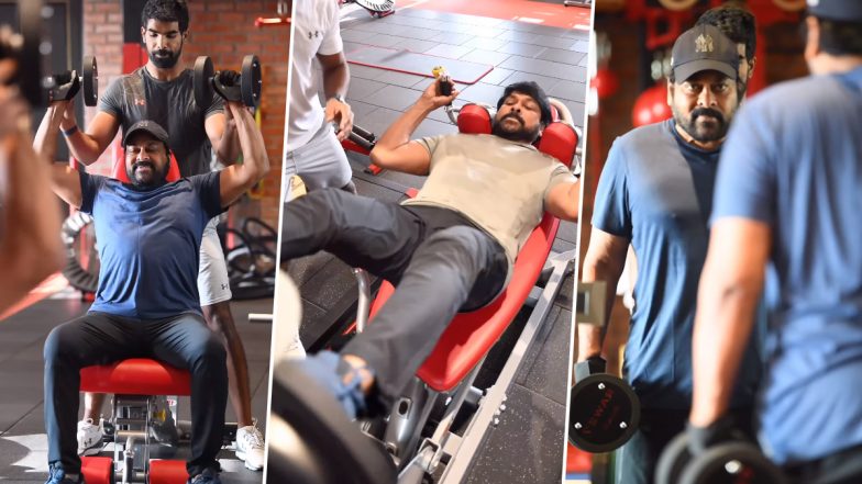 Vishwambhara: Chiranjeevi Shares a Glimpse of the Intense Workout Prep for His Role in Upcoming Socio-Fantasy Drama (Watch Video)