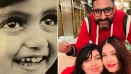 Abhishek Bachchan Birthday: Aishwarya Rai Extends Heartfelt Wishes for Hubby on His Special Day; Actress Also Drops Cute Family Picture on Instagram (See Pics)