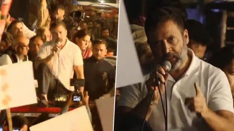 Bharat Jodo Nyay Yatra in UP: Congress Leader Rahul Gandhi Addresses Lucknow Rally, Says 'Justice Is Only for the Rich' (Watch Video)